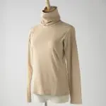 フライス起毛タートルネックTシャツ