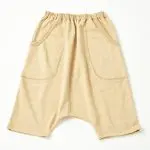 ミニ裏毛サルエルパンツハーフ丈